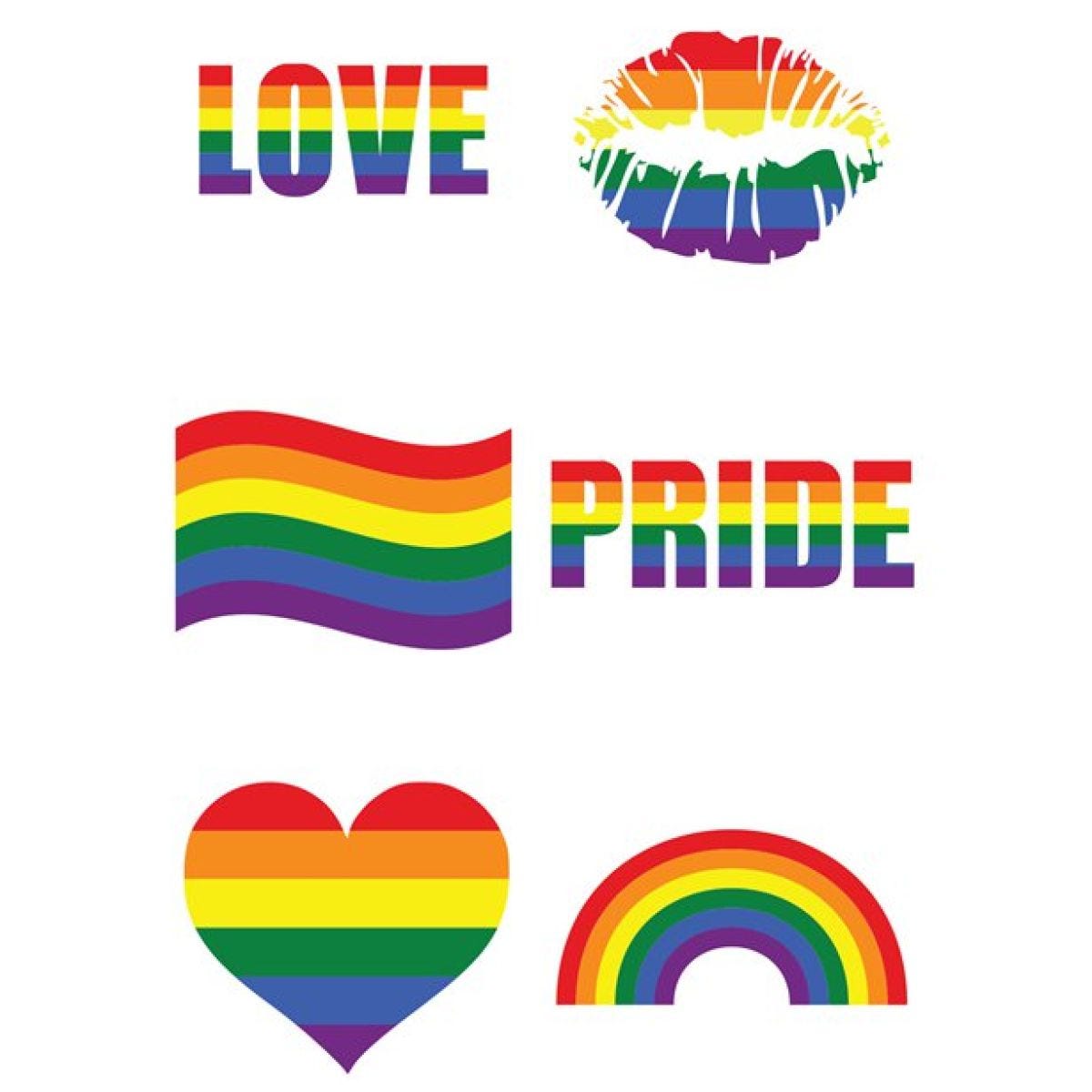 Pride Tattoo Sheet