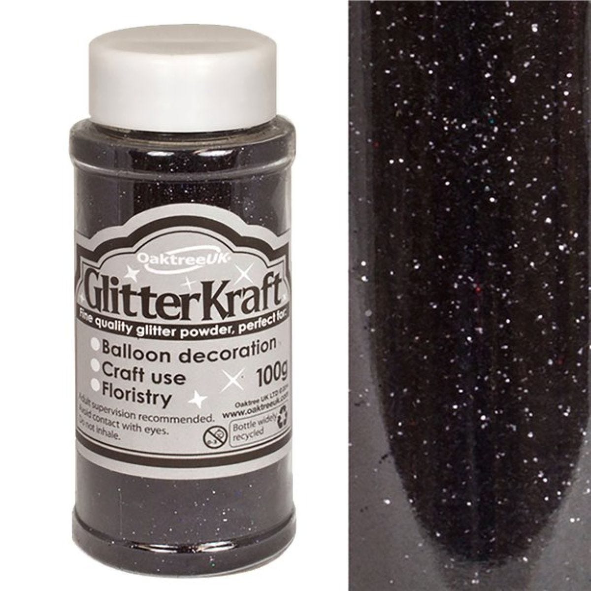 Black Balloon Glitter - 100g