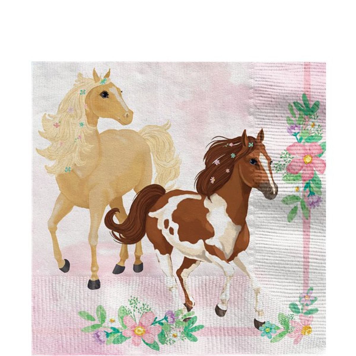 Beautiful Horses Lunch Napkins - 33cm (20pk)