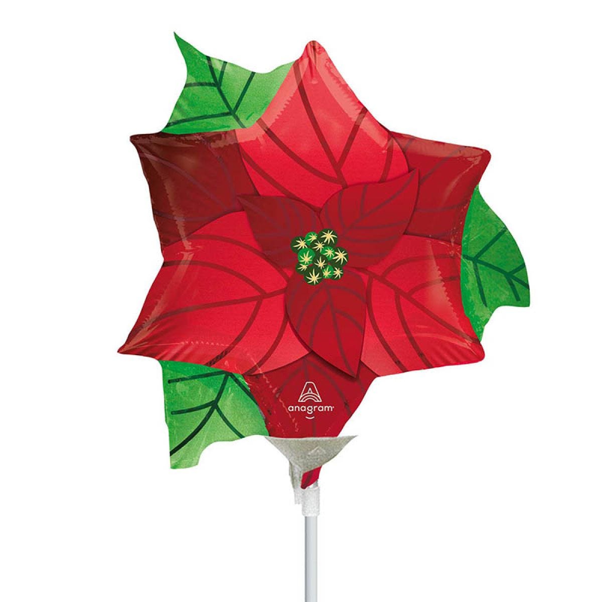 Satin Poinsettia Mini Air-fill (Uninflated)