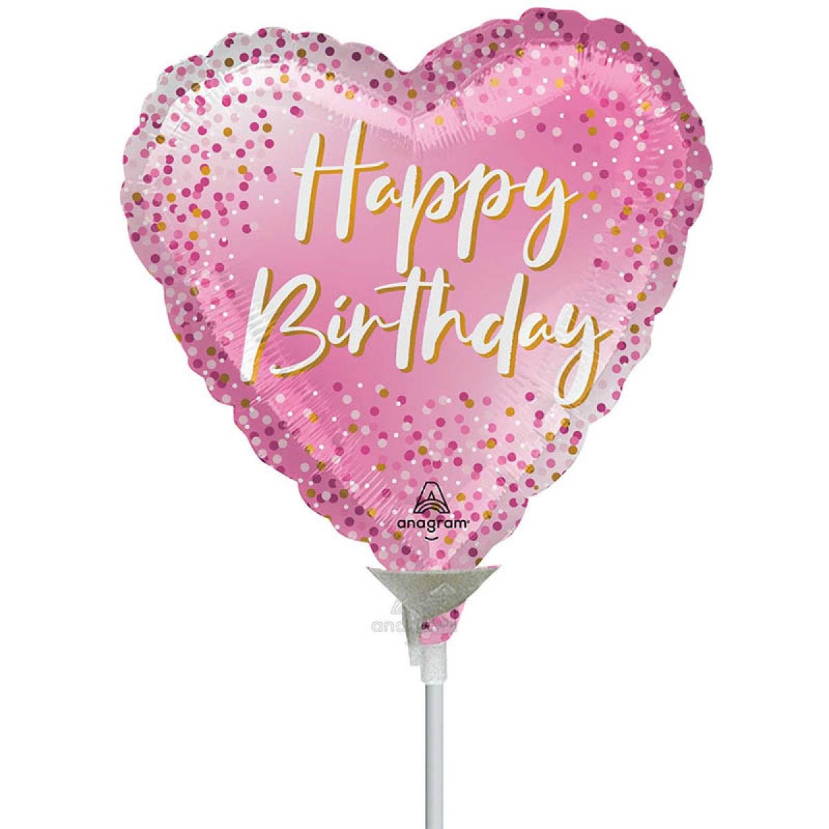 Happy Birthday Sparkle Mini Air-fill (Uninflated)
