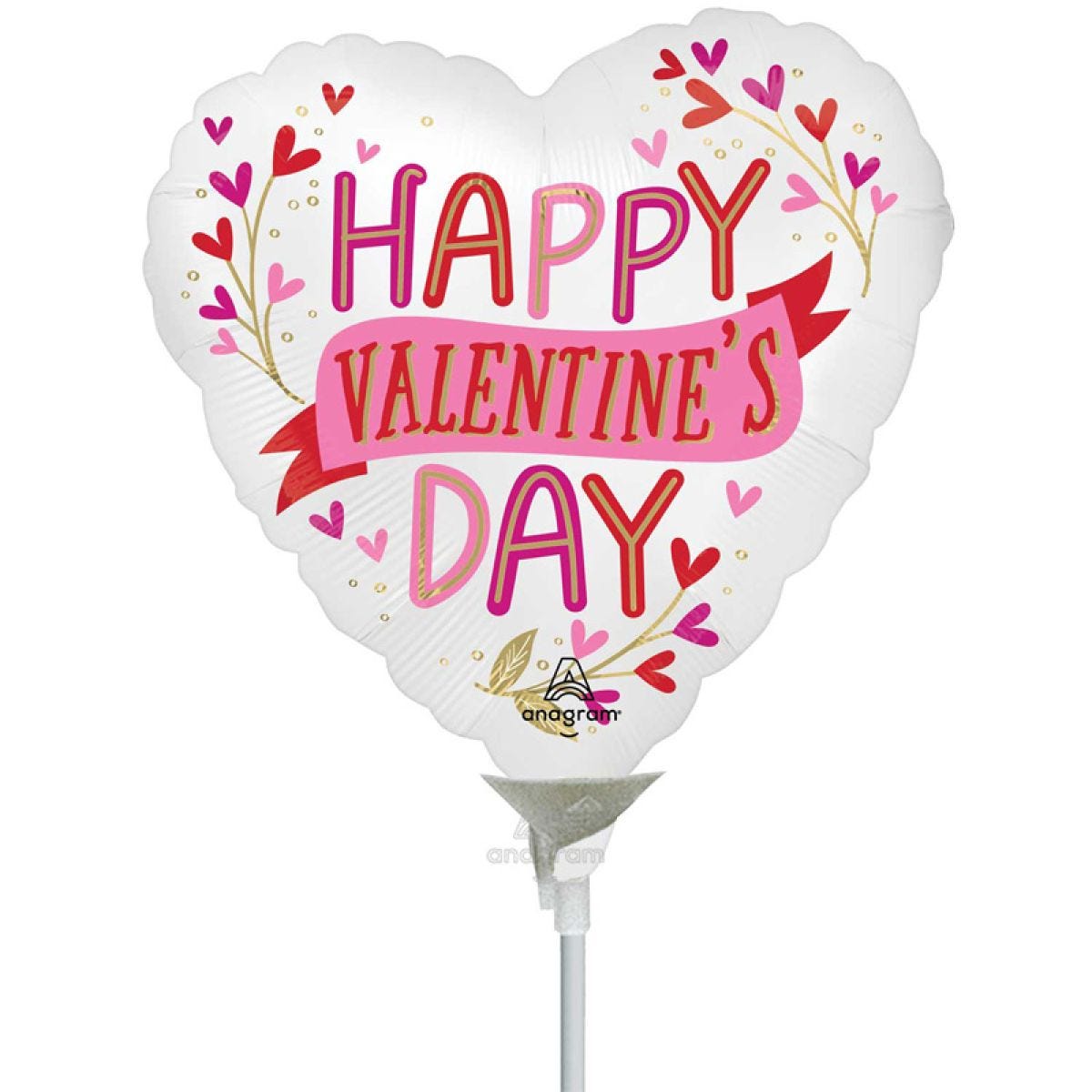 Happy Valentine&apos;s Day Botanical Mini Aifilled Balloon