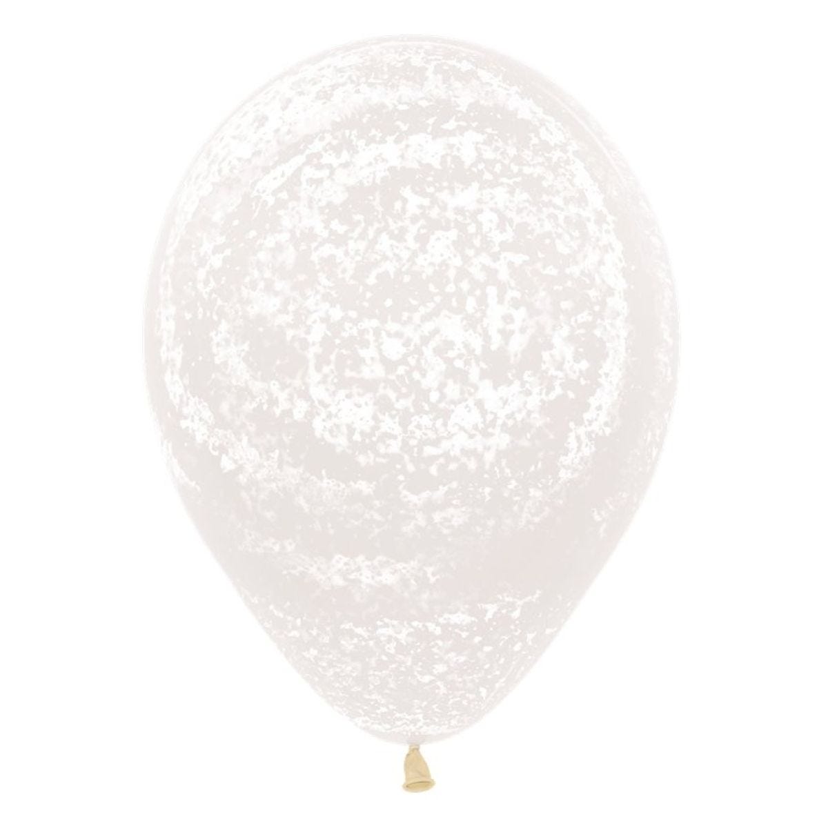 Graffiti Frosty White Balloons - 12" Latex (25pk)