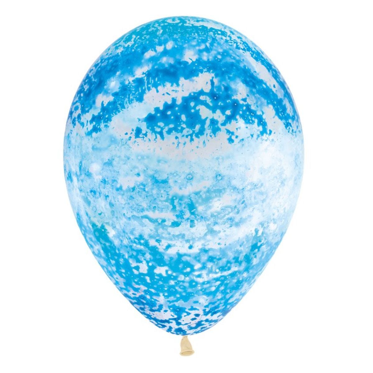 Graffiti Sky Blue Balloons - 12" Latex (25pk)