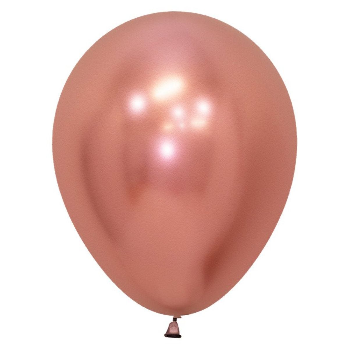Reflex Rose Gold Balloons - 18" Latex (15pk)