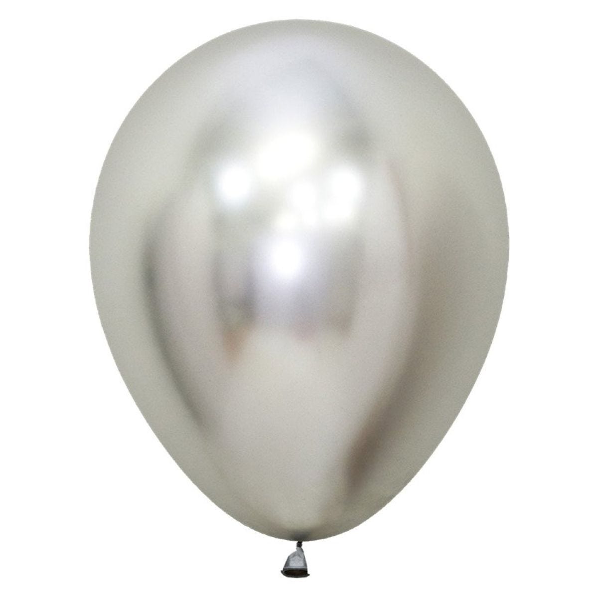 Reflex Silver Balloons - 18" Latex (15pk)