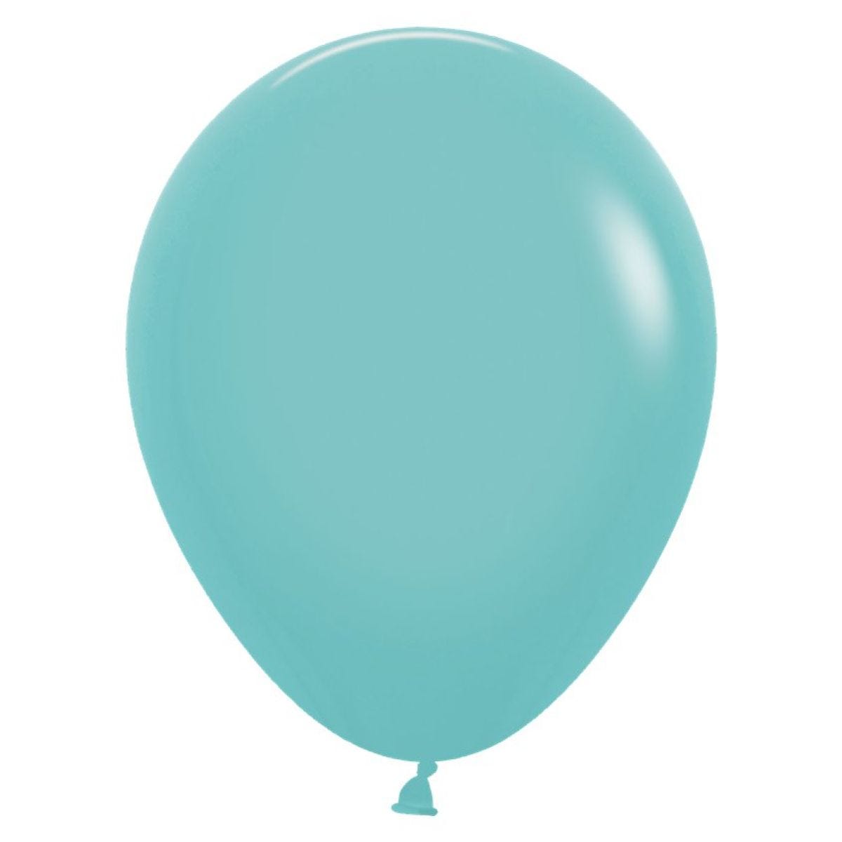 Fashion Aquamarine Sempertex Latex Balloons - 12" (50pk)