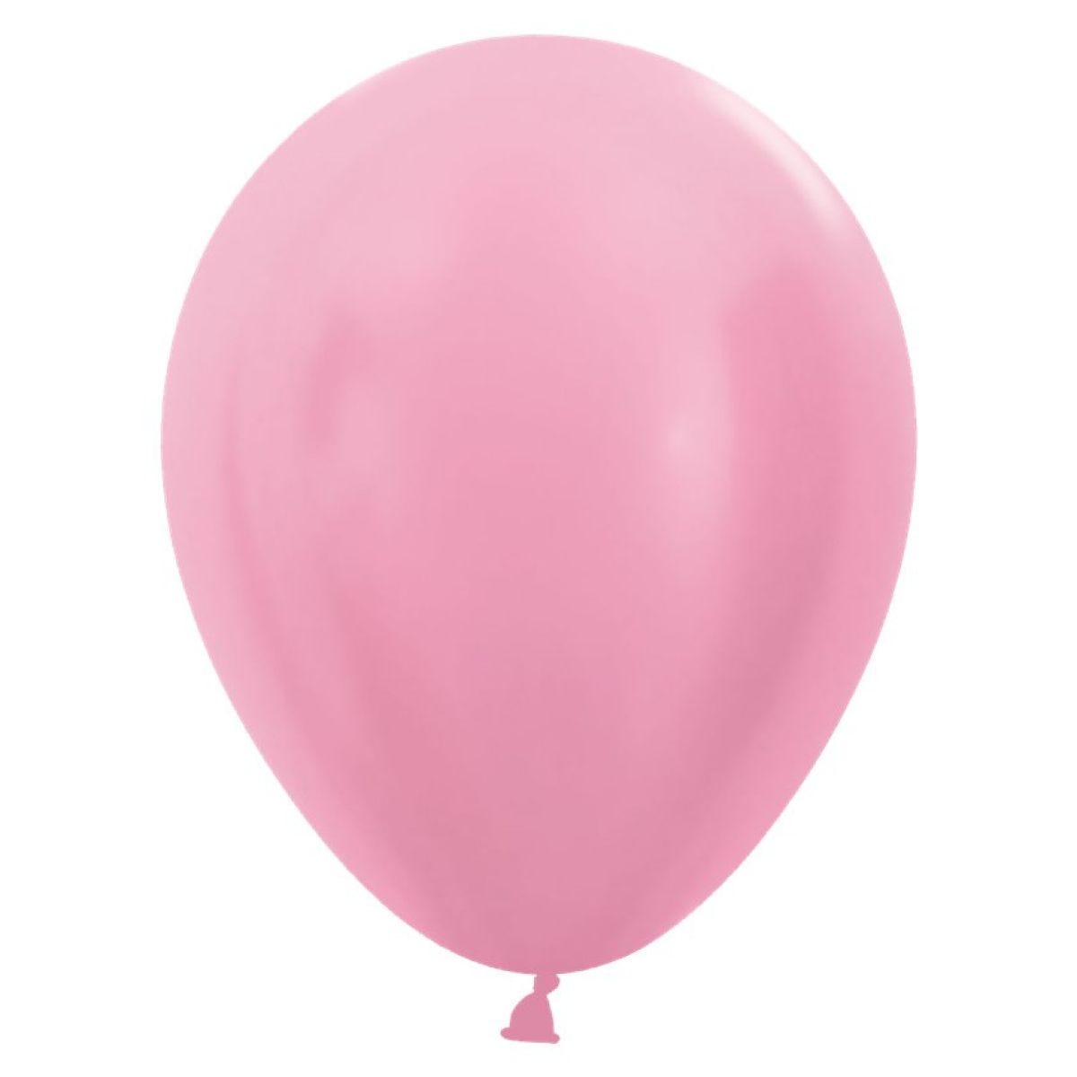 Satin Pink Sempertex Latex Balloons - 12" (50pk)