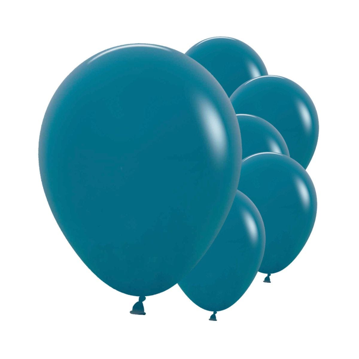 Deep Teal Balloons - 12" Latex (50pk)
