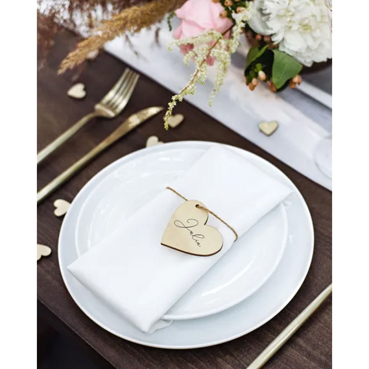 Reusable White Cloth Napkins - 35cm (25pk)