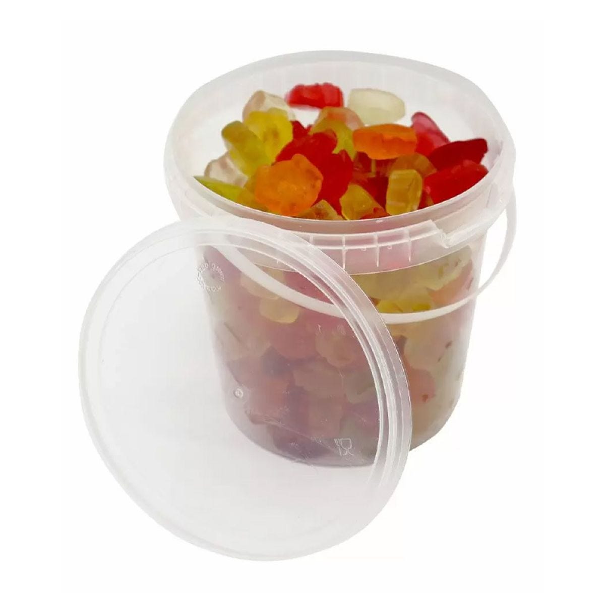 Plastic Tub with Lid - 1L
