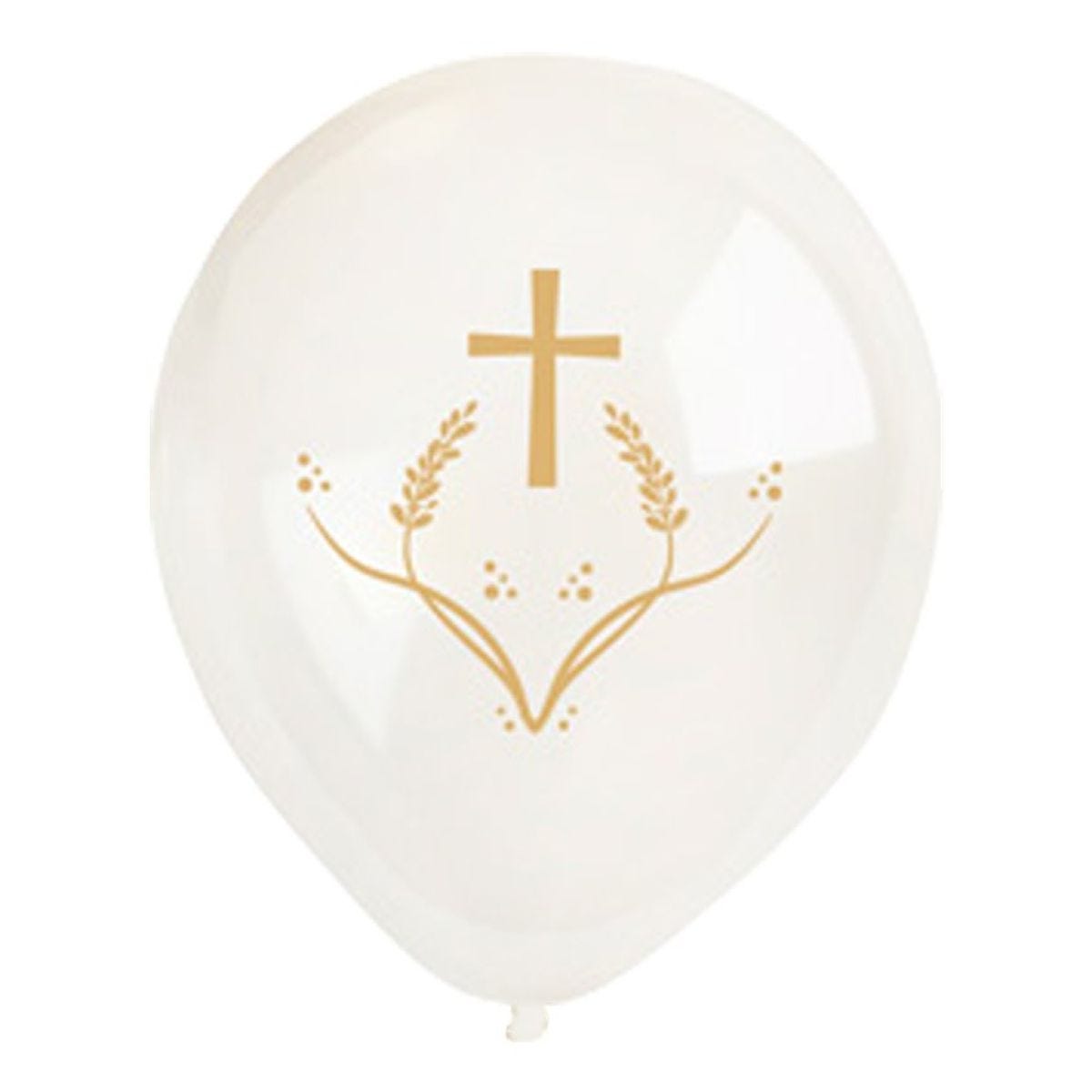 First Holy Communion Latex Balloons - 12" (5pk)