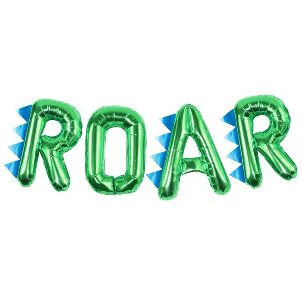 Roar&apos; Foil Letter Balloons - 16" (4pk)