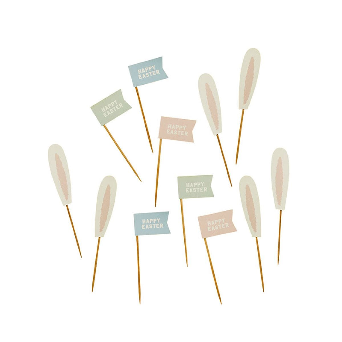 Easter Bunny Cake Toppers (12pk)