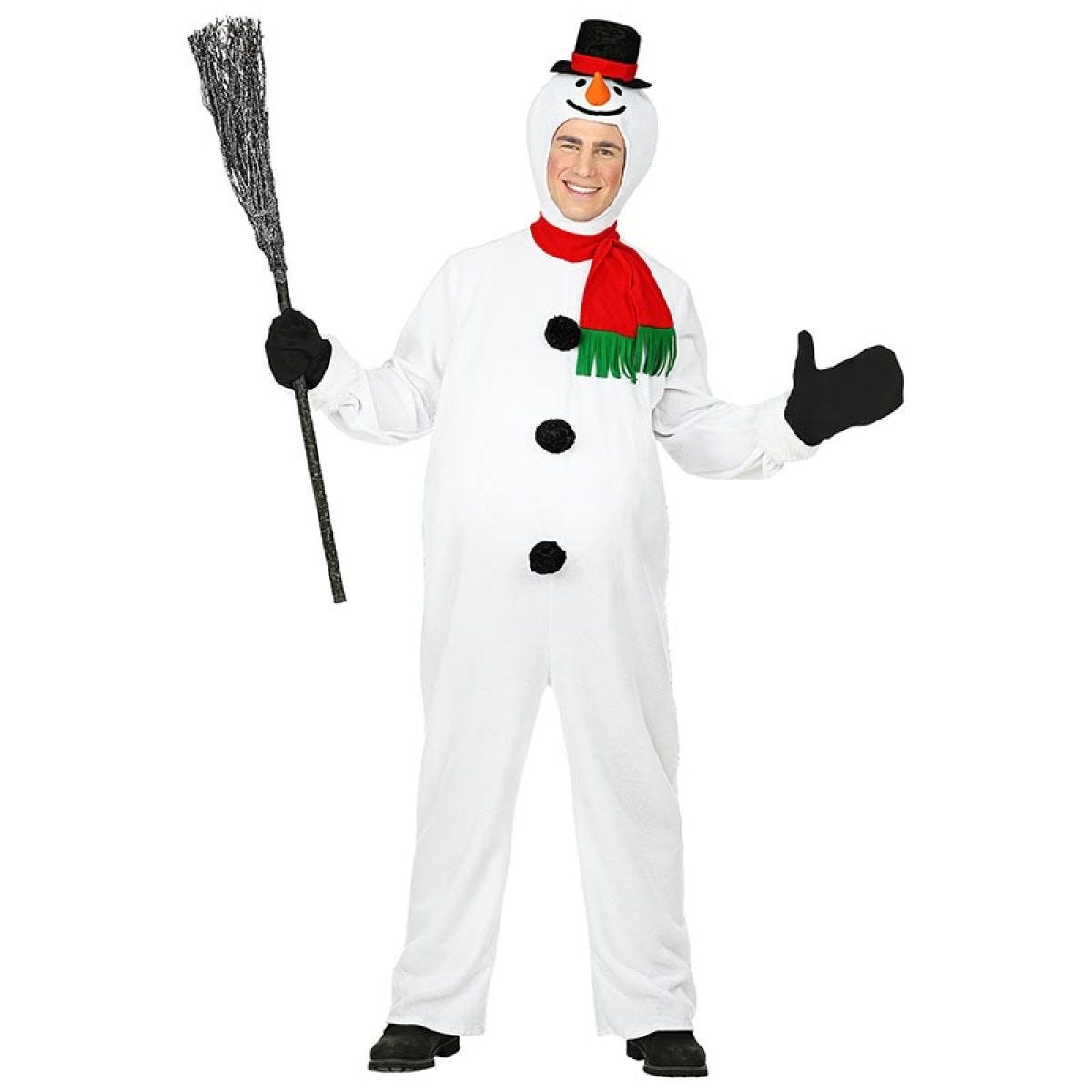 Snowman Jumpsuit - Adult Costume