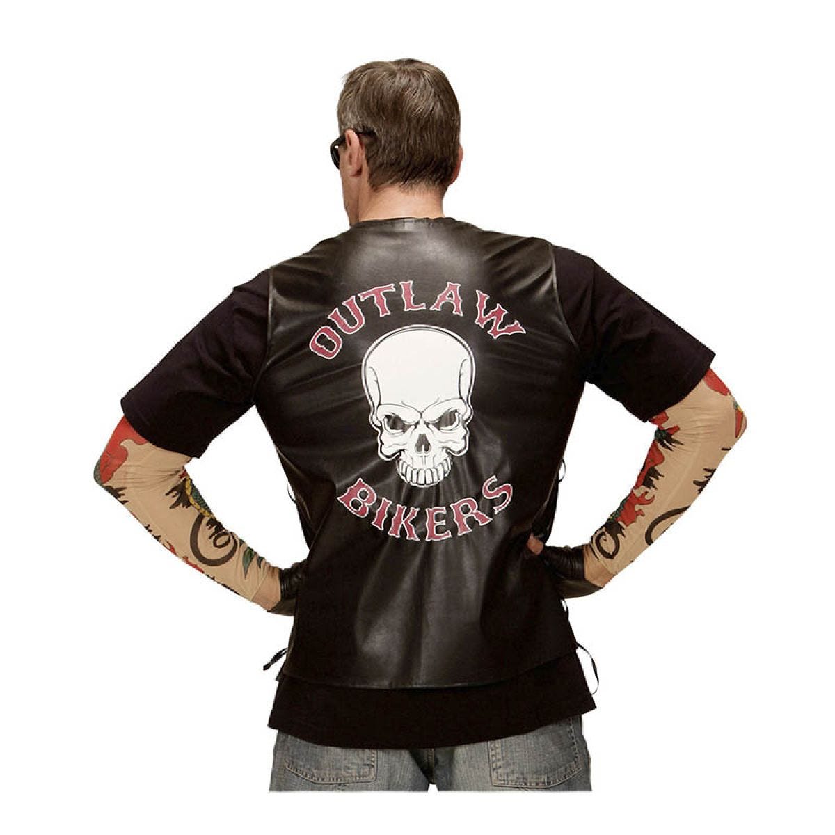 Rocker Biker Vest - Adult Costume