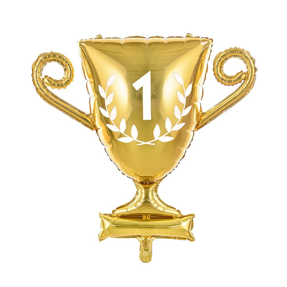 No 1 Trophy Shape Balloon - 25" Foil
