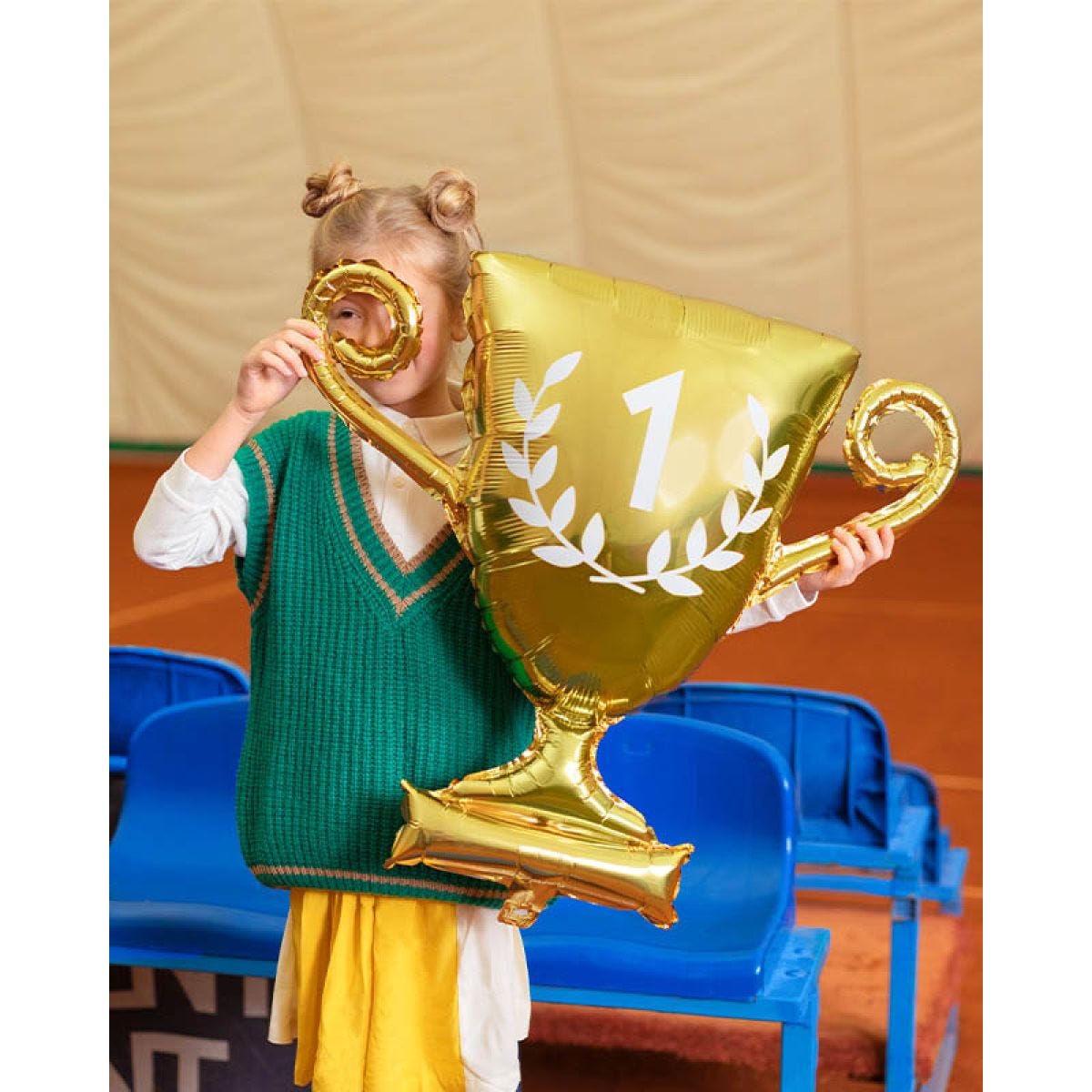 No 1 Trophy Shape Balloon - 25" Foil