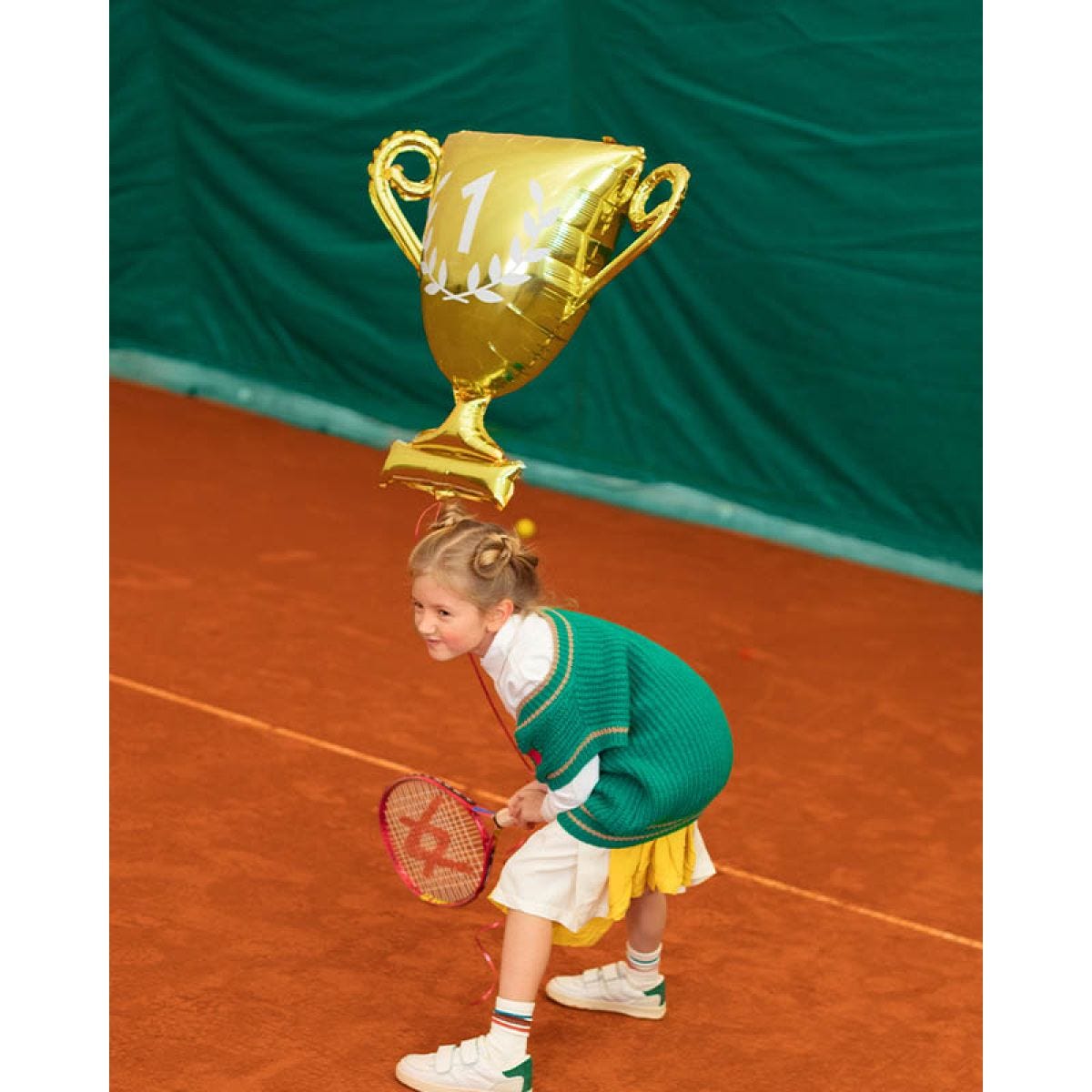 No 1 Trophy Shape Balloon - 25" Foil