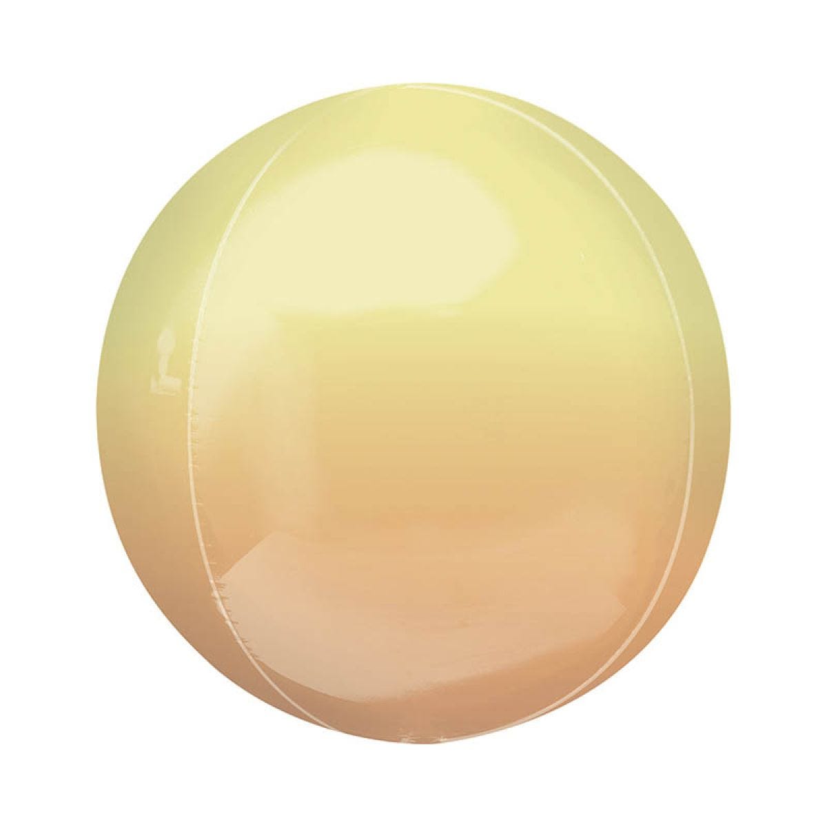 Ombre Yellow & Orange Orbz Balloon - 16"