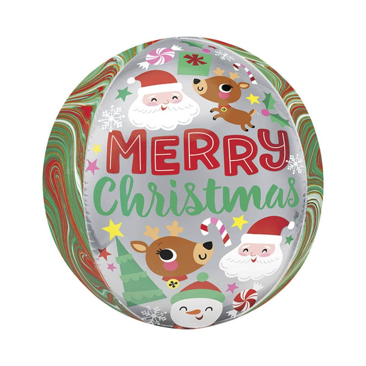 Christmas Buddies Orbz Balloon - 16"