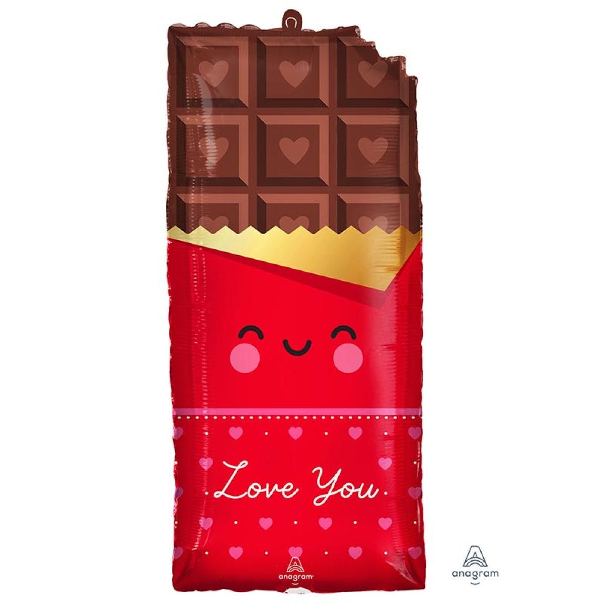 Chocolae Love Supershape Balloon - 28" x 13" Foil