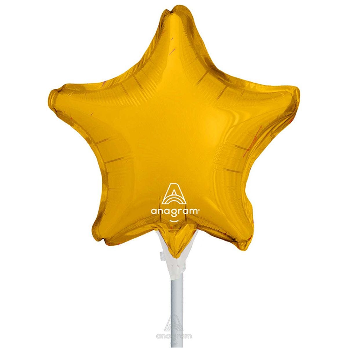 Metallic Gold Star Balloons - 4" Foil (10pk)