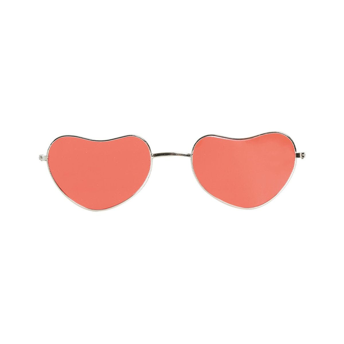 Red Heart Shaped Glasses