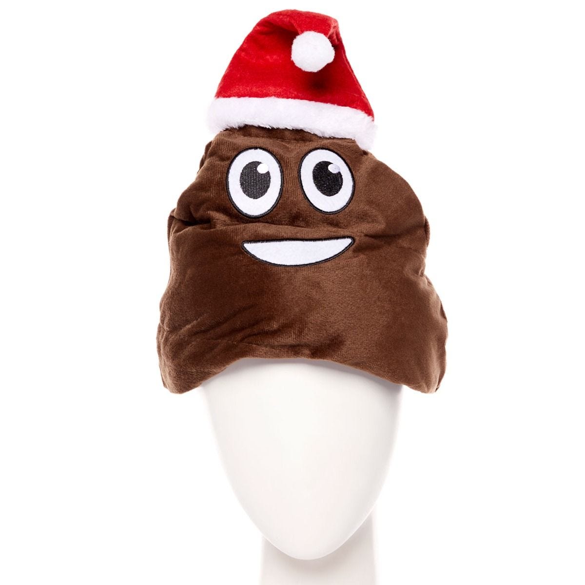 Christmas Poop Emoji Hat