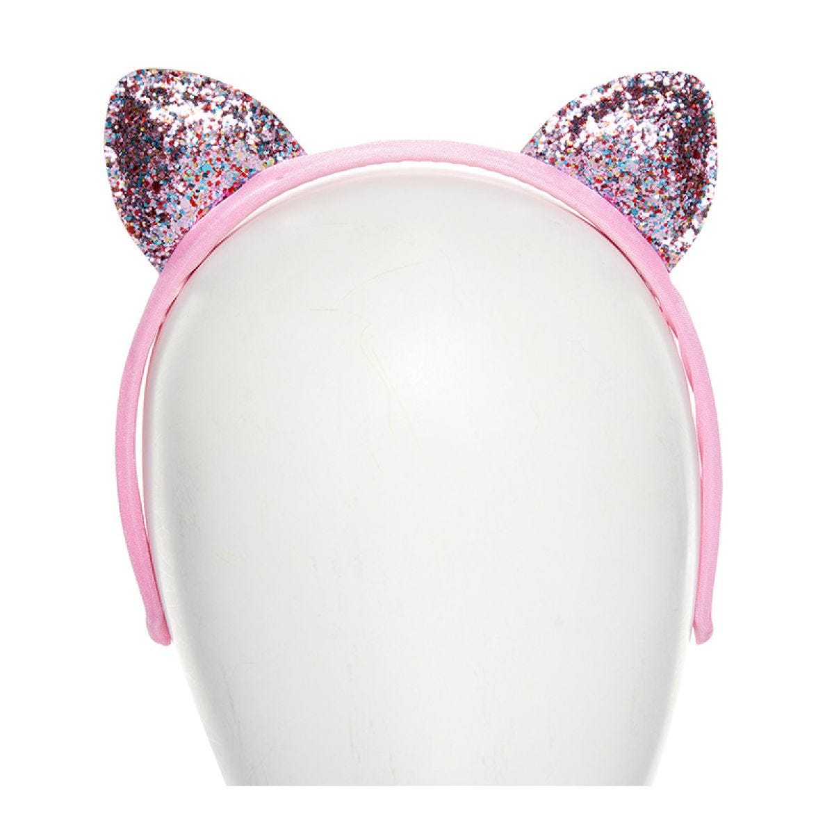 Pink Glitter Cat Ears