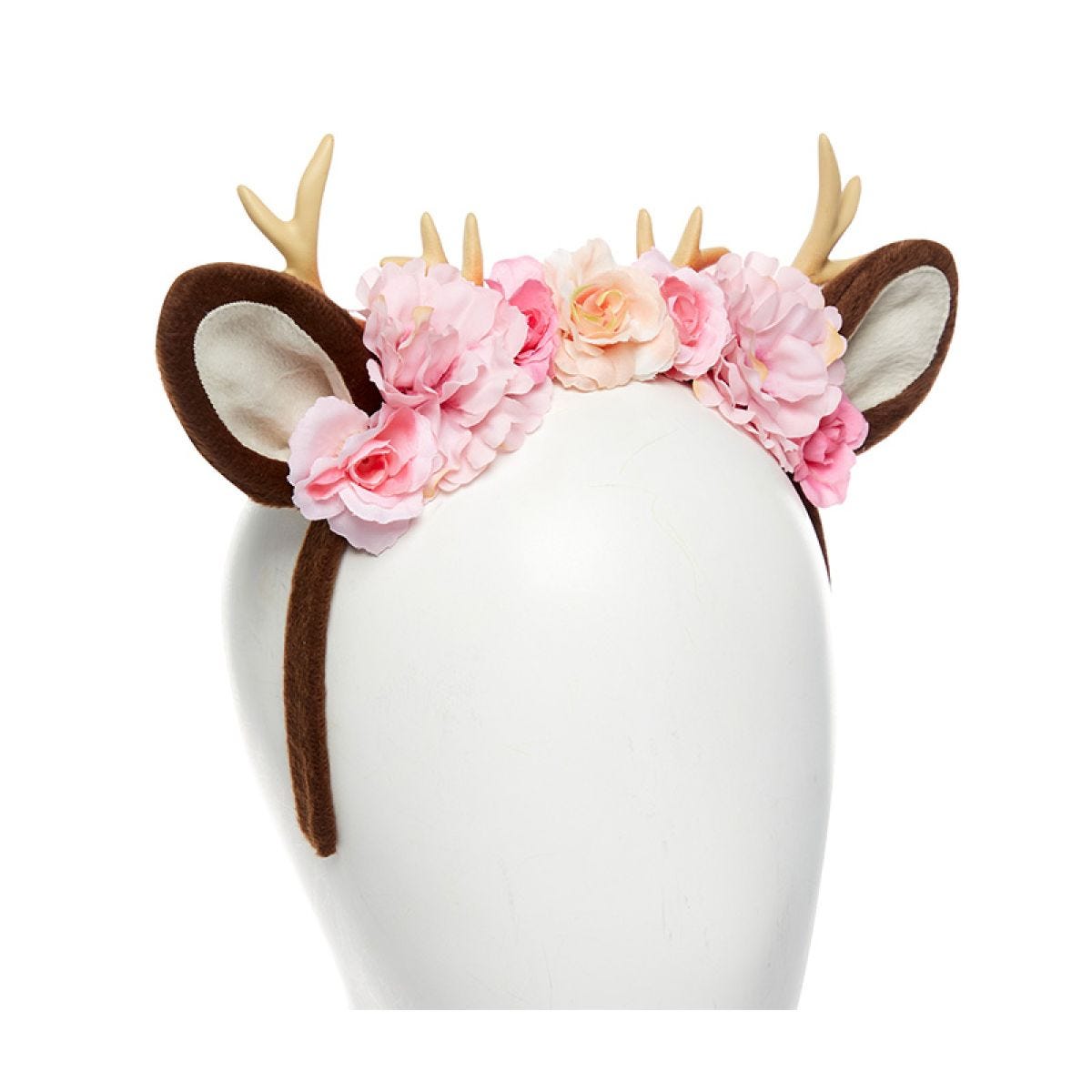 Deer Doe Floral Headband