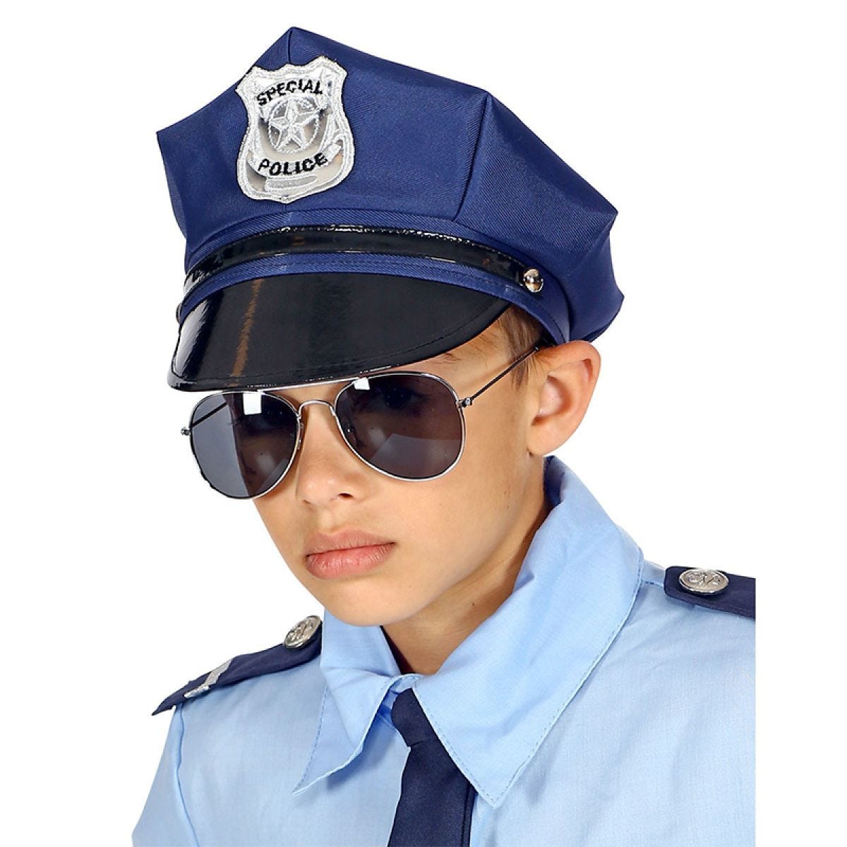Blue Police Hat - Child