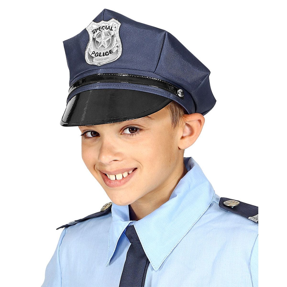 Blue Police Hat - Child