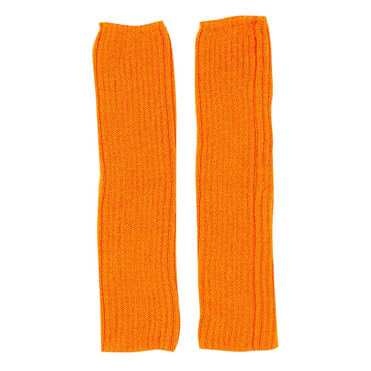 Neon Orange Leg Warmers - Adult