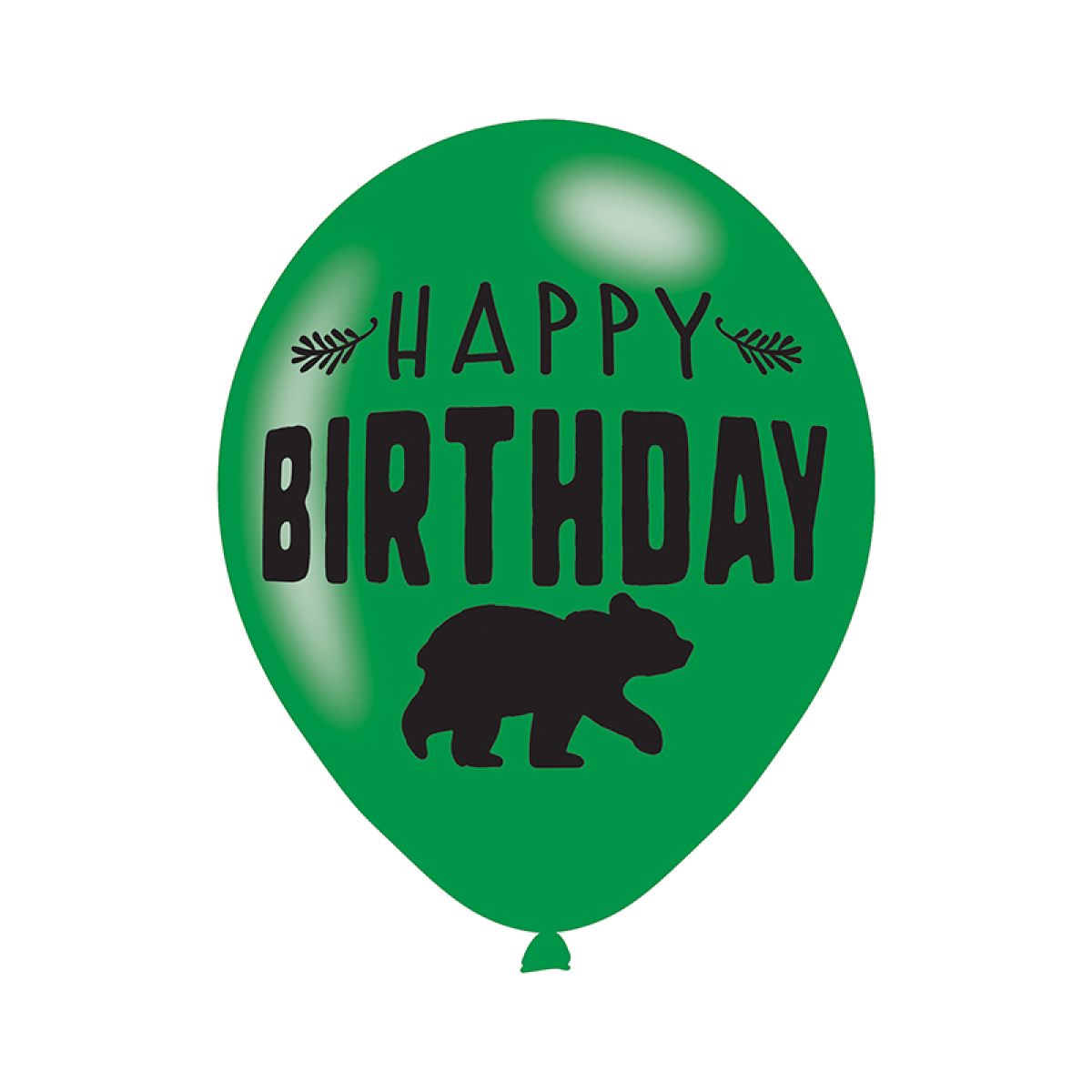 Little Lumberjack Birthday Balloons - 12" Latex (6pk)