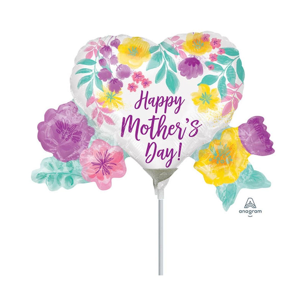 Mother&apos;s Day Watercolour Flowers Mini Air-fill (Uninflated)
