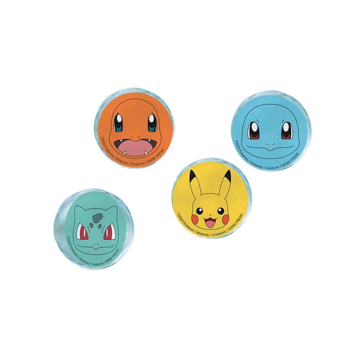 Pikachu Pokemon Party Bounce Balls (4pk)