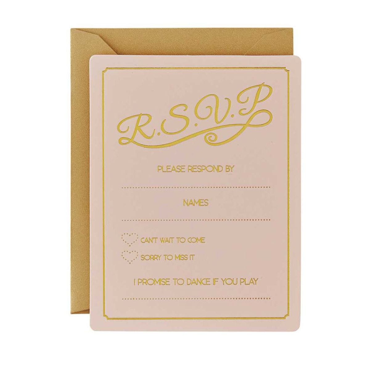 Pastel Perfection Wedding RSVP Cards