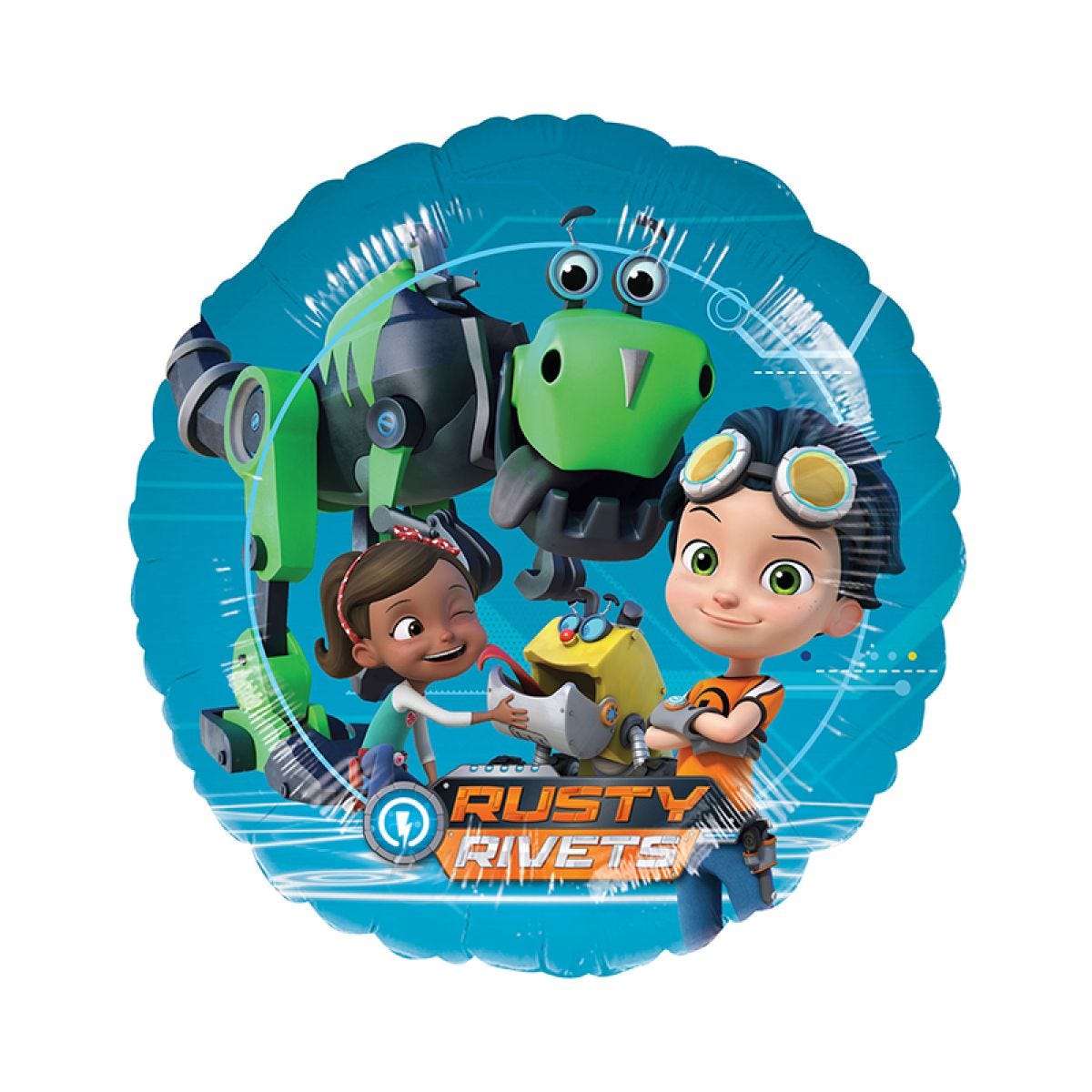 Rusty Rivets Balloon - 18" Foil