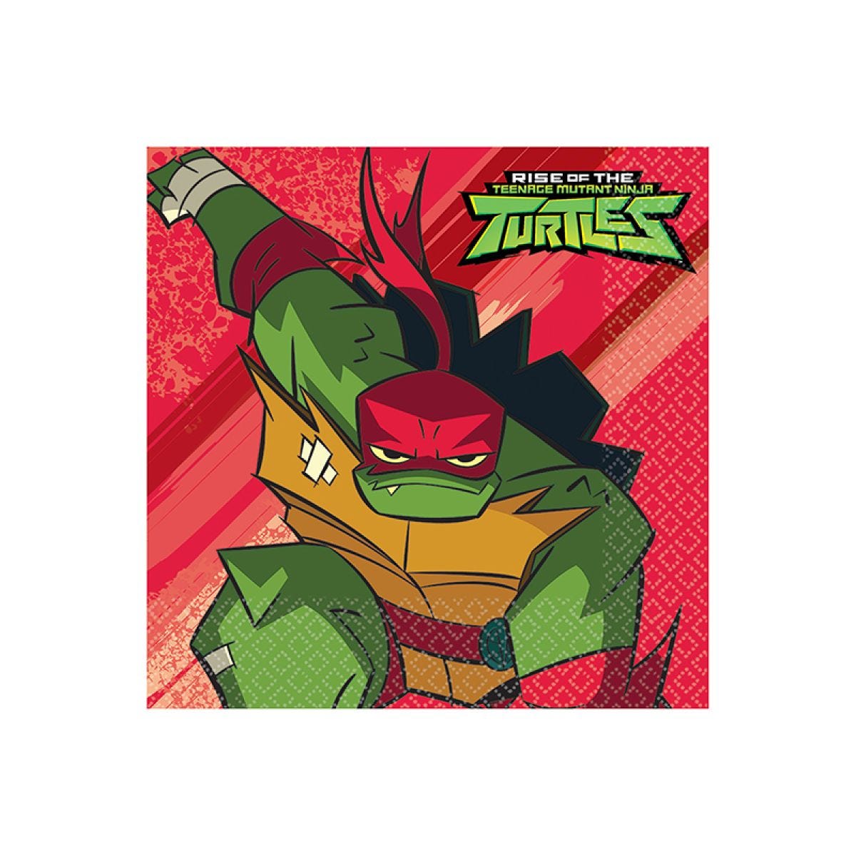 Rise of Teenage Mutant Ninja Turtles Lunch Napkins - 33cm (16pk)