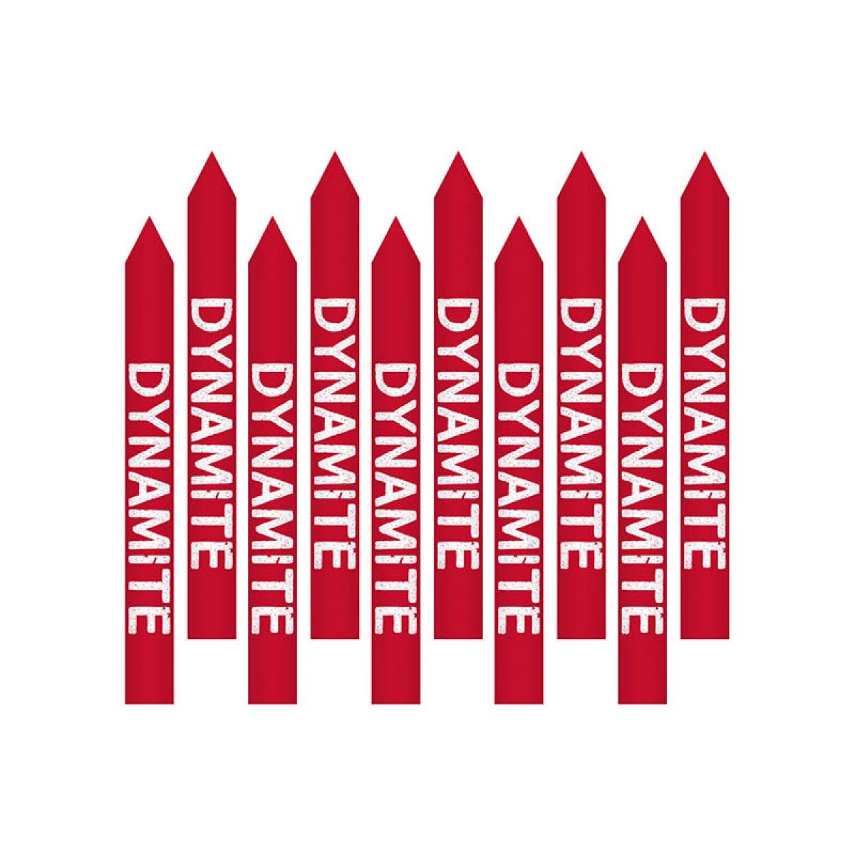 Red TNT Dynamite Candles (10pk)