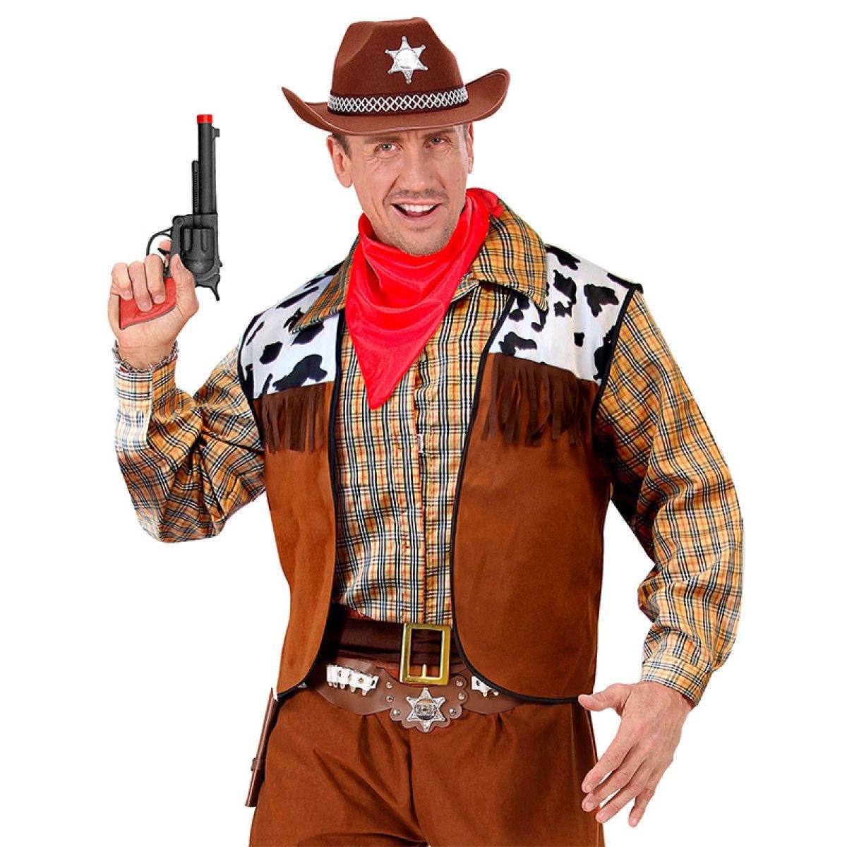 Black Cowboy Western Pistol