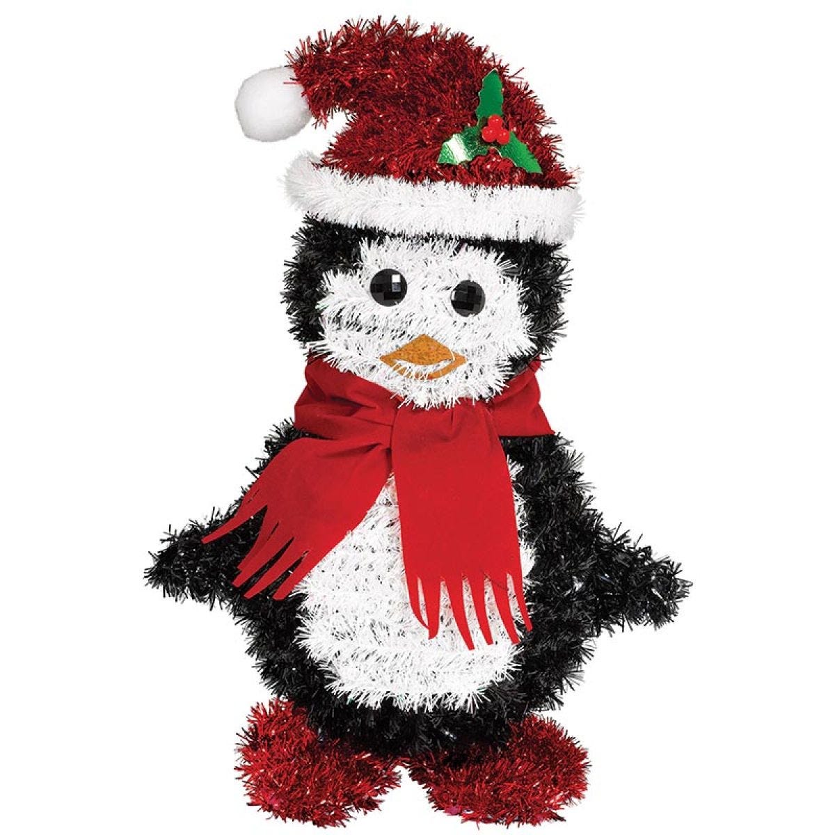 3D Tinsel Penguin - 26cm