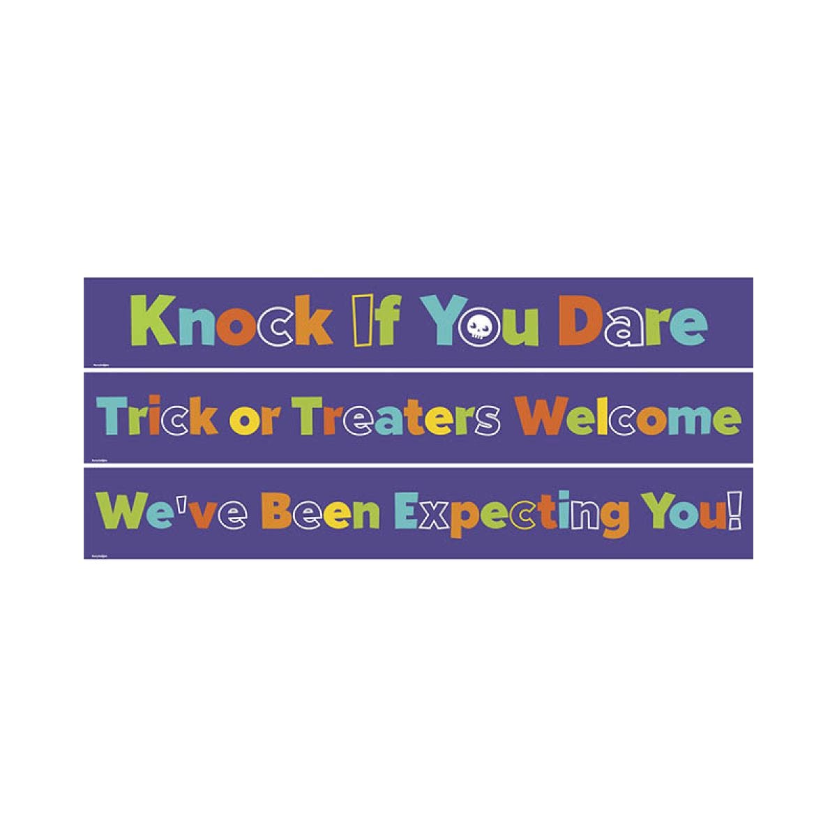 Halloween Trick or Treat Paper Banners - 1m