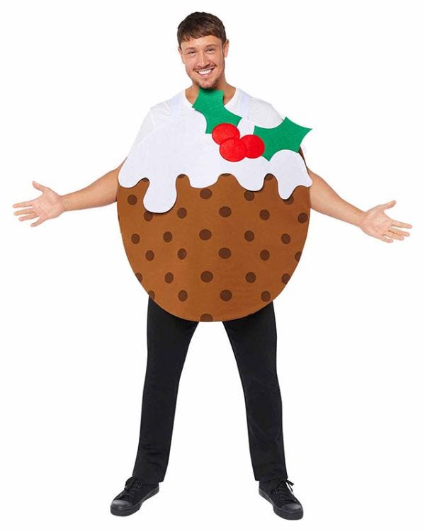 Unisex Christmas Pudding - Adult Costume