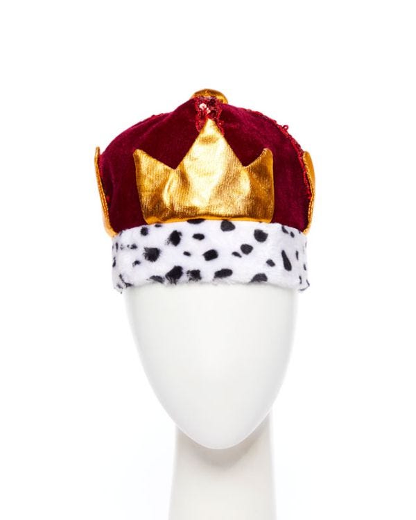 Red Plush King&#039;s Crown - Child