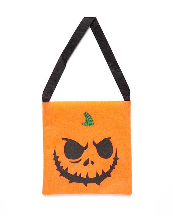 Halloween Pumpkin Felt Bag