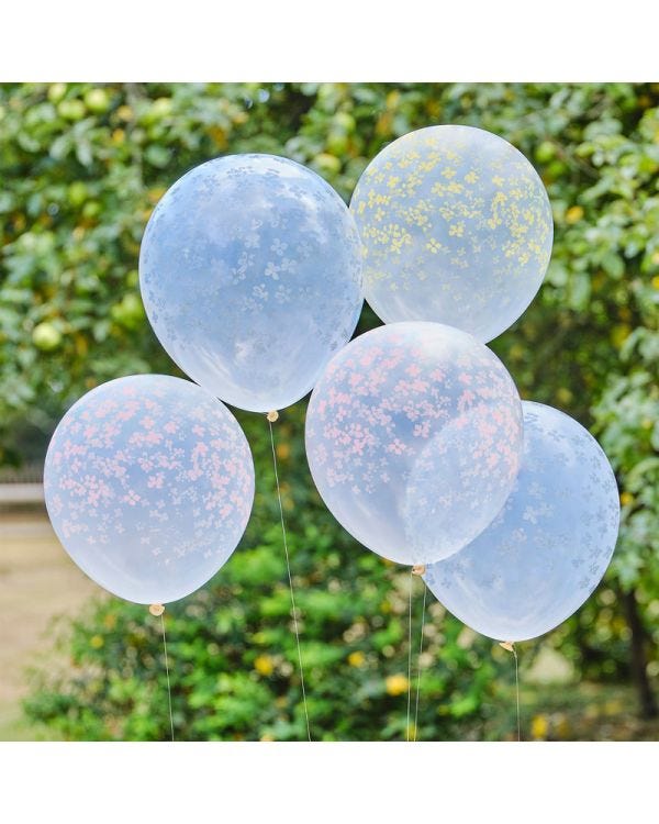 Blossom Printed Balloons - 12&quot; Latex (5pk)