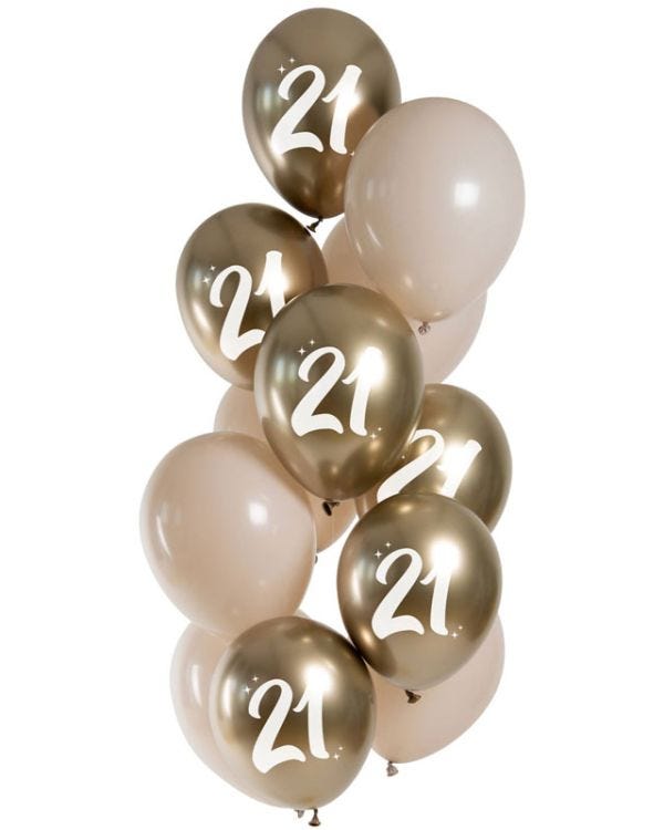 Age 21 Balloons - 12&quot; Latex (12pk)