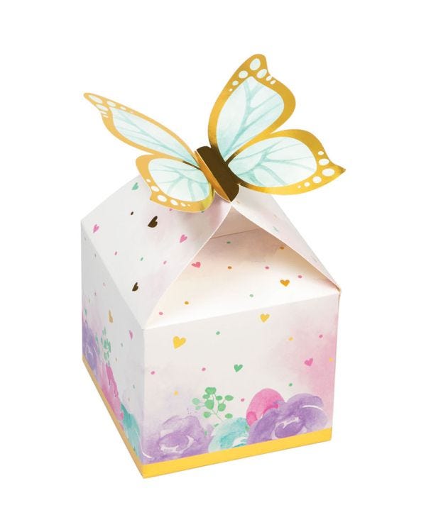 Butterfly Shimmer Treat Boxes (8pk)
